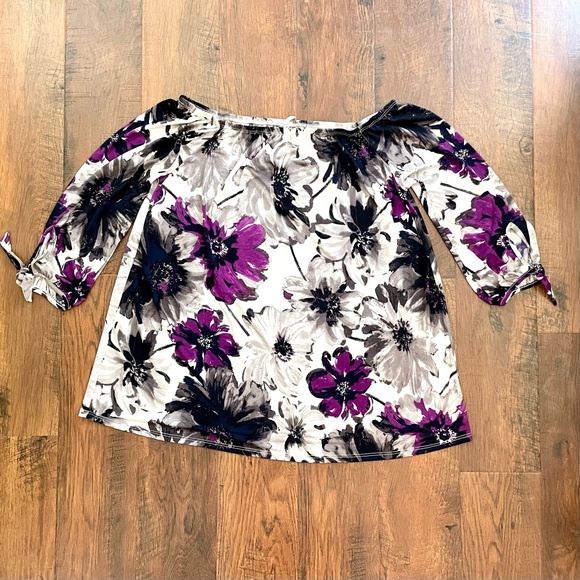 PINKBLUSH plus size maternity top, size approx 2X or 3X - Picture 3 of 9